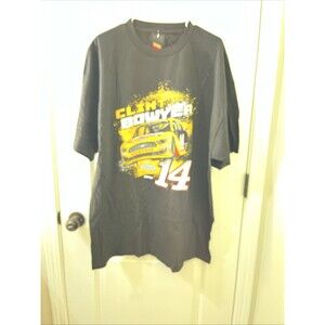 Clint Bowyer Stewart-Haas Racing Black Graphic Two-Sided T-Shirt Mens